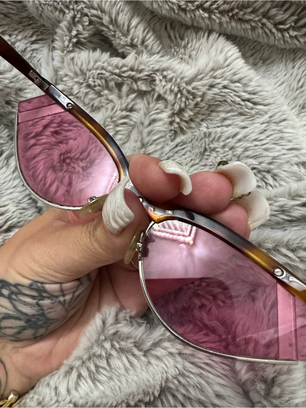 Fendi x Gentle Monster Limited Edition Tortoiseshell Frame Sunglasses RARE